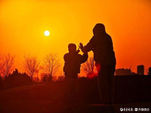 相伴夕阳,岁月静好，温馨时光